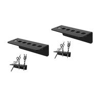 FOMIYES 2 Piezas Soporte Para Tijeras De Peluqueria Titular De Cizalla Estante De Tijera Organizador De Pelo Porta Tijeras Para Peluqueros Caso De Tijera Peine Titular Acrílico Cabello