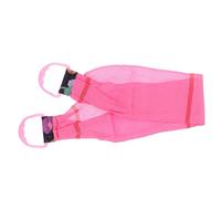 FOMIYES 2 Piezas Toalla Exfoliante para Ducha con Asas Limpiador Corporal de Espalda de Arena Gruesa para Limpieza Profunda y Masaje Color Rosa Ligera