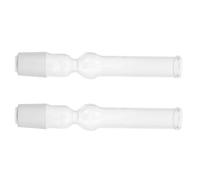 FOMIYES 2 Piezas Tubo de Secado de Vidrio, Tubo de Vidrio Transparente Recto, Diseño Práctico y Fácil de Llevar, para Experimentos Físicos y Químicos, Estudiantes y Laboratorios
