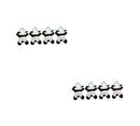 FOMIYES 2 Series Broche De Panda De Pin Estereoscópico Creativo Para Mujeres Accesorio Kawaii 4 Piezas*2