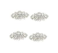 FOMIYES 2 Series Clips Decorativos Para Zapatos De Dama Con Brillantes Desmontables Accesorios Elegantes Para Calzado Para Bodas Sociales 2 Piezas*2