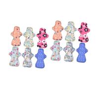 FOMIYES 2 Series Titular De Bastoncillos De Algodón Revestimientos Toallas Bragas Sanitario Esterilla De Lactancia Compresas Menstruales Reutilizables 6 Piezas