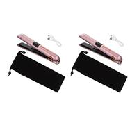 FOMIYES 2 Uds Alisador Herramienta Inalámbrica Portátil Combo Girl Rizador Plano para Mujer Alisador Rizador Cabello Profesional de Viaje Y para Alisar El Hogar Ajustable Plancha
