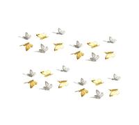 FOMIYES 200 Piezas Accesorios de Hierro para Diy Charm para Broches Pinzas y Diademas y Plateados