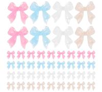 FOMIYES 200 Piezas Joyas de Lazo de Decoraciones para Uñas Adornos Pequeños para Uñas Gemas para Manicura para Decoración Eventos Especiales