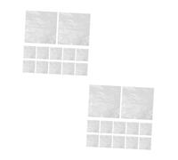 FOMIYES 200 Piezas Unidades Papel Celofán Transparente Película Envoltura para Ramos Diy Floristería Bodas Elegante Embalaje Flexible