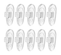 FOMIYES 200piezas Almohadillas Nasales de Silicona Repuesto para Puente de Gafas Accesorios para Lentes de Ojo para Usar Gimnasio o Viaje