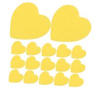 FOMIYES 200piezas Quitaesmalte Toallitas De Algodón Para Extensiones De Pestañas Almohadillas Quitaesmalte Forma De Corazón Para Viajes y Uso Profesional Salón