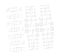 FOMIYES 240 Piezas Tabletas De Manicura y Pedicura Consejos Para Las Uñas De Los Pies De Bricolaje Uñas Postizas Para Mujer Puntas De Manicura Para Las Uñas De Los Pies Transparent Abs