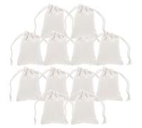 FOMIYES 24piezas Bolsas de Algodón para Obsequio Mini Bolsitas Pequeñas Cordón de Reutilizables para Guardar Cosas Eventos