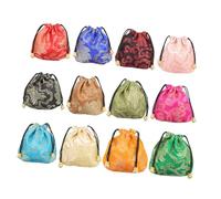 FOMIYES 24piezas Joyería Cordón Bolsas Pequeñas de Cordón para Obsequio de San Valentín para Joyería Accesorios y Objetos Pequeños Color Aleatorio Varios estilos