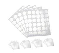 FOMIYES 25hojas Pegatinas Aluminio Impermeables para Extensiones Pestañas Soporte Pegamento Maquillaje