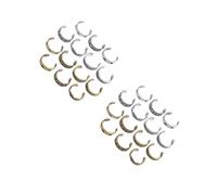 FOMIYES 28 Piezas Anillos para Dedos Pies Pequeños de Metal Diseño y Tallado Dorado y Plateado para Mujer