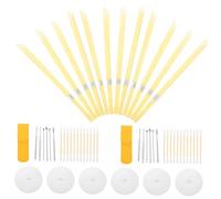 FOMIYES 2juegos Velas para Eliminar Cera Oídos de Fuego Aromaterapia para Adultos Kit de Herramientas con Placa Protectora para Limpiar Cerumen Casa