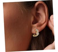 FOMIYES 2pares Pendientes De Moda Para Mujer Pendientes Colgantes Conjunto De Para Mujer Clip Para Hueso De Oreja Trepadores Joyería Para Fiesta Navideña Tipo Puño De Oreja