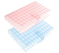 FOMIYES 2piezas Álbum De Pegatinas Para Uñas Organizador De Calcomanías Reutilizables Libro De Almacenamiento De Stickers Diseño Minimalista y Elegante Para Coleccionar y Exhibir Tus