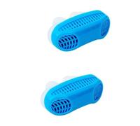 FOMIYES 2piezas Corrector Antironquidos Dispositivo Nasal Bastoncillos Nasales Pinzas Antirronquidos Tapón Para Dormir Ventilación y Purificador Nasal Color