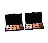 FOMIYES 2piezas Crema De Base Correctora De Tonos Corrector Para Cicatrices De Paleta De Maquillaje Para Diario y Maquillaje Facial