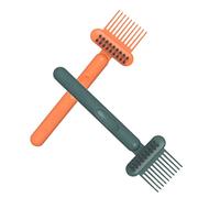 FOMIYES 2piezas Limpiador Cepillo Peluqueria Peine Útil Para Cabello Quitapelos Para Peines Limpiador De Rastrillos Herramienta Limpiadora