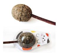 FOMIYES 2piezas Lollipop De Gato Catnip Juguete Molar De Madera para Masticar y para Gatos y Medianos Estimula La Relación y Limpieza