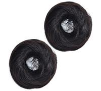 FOMIYES 2piezas Moños Postizos Para Cabello Natural Extensores De Coleta y Postizo Accesorios Para Peinados Fáciles Flexibles y Resistentes Para Fiestas y Uso Diario