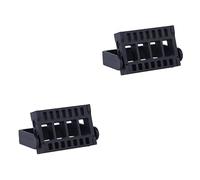 FOMIYES 2piezas Organizador Portátil Para Herramientas De Manicura Caja De Espacios Para Cabezales De Pulido Diseño Negro Para Uso Profesional y Doméstico