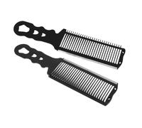 FOMIYES 2piezas Peine para Cortadora de Dientes Finos de Peines para Cortar el Cabello Accesorios de Peluquero para Peinar el Cabello Salón de Belleza
