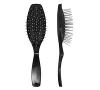 FOMIYES 2piezas Peine para Peluca de Acero Cepillo Antiestático para Mujeres con Cabello Sintético para Desenredar Estilos Rizados o Lisos Casa Viaje