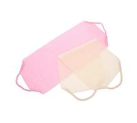FOMIYES 2piezas Tiras para Fregar la Espalda de Lufa Exfoliante Corporal para Spa y Ducha Guantes de Baño Toallita Exfoliante Peine de Baño Uso Ducha