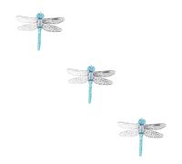 FOMIYES 3 Broches De Libélula Accesorios Joyería Broche De Libélula Elegante Broche Para Mujer Broche De Cumpleaños Broche De Libélula Joyería De Moda Broche De Mujer Broches De
