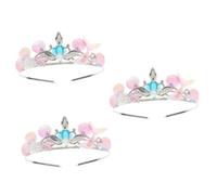 FOMIYES 3 Diademas De Sirena Para Niñas Con Diamantes De Imitación Y De Metal Bonito Accesorio Para El Cabello Para Fiestas Y Eventos.
