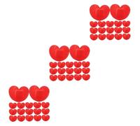 FOMIYES 3 Juegos Apósito Adhesivo Sangria Cartapacios Tape Adhesivo Vendas Adhesivas Venda Adhesiva Del Hogar Pegatinas Adorables Pequeños Impermeable Rojo 50 Uds * 3