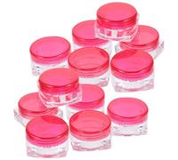 FOMIYES 3 Juegos Botella Cosmética Frascos De Cosméticos Rimel Transparente para Pestañas Artículos De Aseo Botes De Dulces con Tapa Tarro Cosmético Llevar Gel Rosy El Plastico Uds * 3