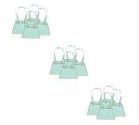 FOMIYES 3 Juegos Caja De Flores Portátil Bolsas De Fiesta De Neón Bolsas A Granel Bolsa De Dados Embalaje Bolsas De Favor De La Fiesta Bolsa Con Cordón Mini Papel Especial Blue 4 Uds * 3