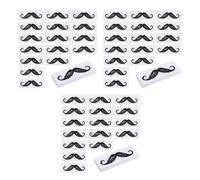 FOMIYES 3 Juegos Pegatinas Protector De Bigote Para Depilarse Productos Tijeras Kits De Depilación Con Cera Rodillo Removedor De Pelo Para Mascotas Palos De Cera Black Páginas 50 Uds * 3