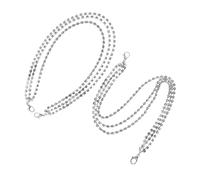 FOMIYES 3 Pares De Cadenas Con Garras Para Decoración De Zapatos Cordones En Capas Para Mujer Modernos Con Cuentas Doradas Delicados Cordones Joyería Con Nombre Apilados