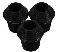 FOMIYES 3 Piezas Almohadillas De Soporte Para Patas De Tambor Protectores De Soporte De Batería Almohadilla Base Antivibración Pad De Batería Caucho Inmovilizador De Antideslizante