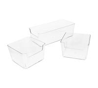 FOMIYES 3 Piezas bañera de hámster baño Chinchilla baño de Arena Lavabo de Conejillo de Indias baño para hámster Desodorante pequeña Mascota limpiando Suministros Tina envase Acrílico