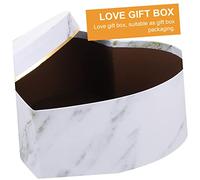 FOMIYES 3 Piezas Caja De Rompecabezas Tarjeta Caja De Cartón Almacenamiento De Juguetes Lata De Pastel De Corazón Favor Mostrar Cajas De Corazones Para Flores Envío Oro Papel
