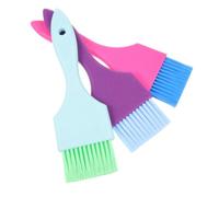 FOMIYES 3 Piezas de Brochas para Teñir Cabello Kit Profesional de 19.20X5.20X2.00Cm Cerdas de Nylon y Mango de PP Fácil de Limpiar Precisión para Salón y Uso Personal