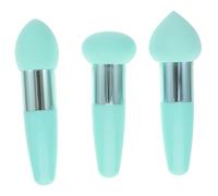 FOMIYES 3 piezas Esponjas de Maquillaje con Brochas Aplicadoras para Cosméticos Faciales Set de Accesorios de para Maquillaje Casa o Salones de