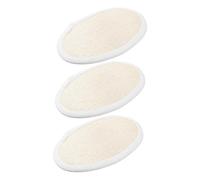 FOMIYES 3 Piezas lufa exfoliante corporal depurador de baño para el cuerpo almohadillas de esponja de lufa depuradores de esponja de lufa masaje toallita de baño flor de baño