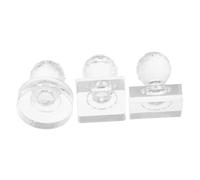 FOMIYES 3 Piezas Molde de Prensado de Maquillaje Herramienta para Presionar Sombras de Ojos Molde Cuadrado para Sombras de Ojos Herramienta para Reparar Iluminadores Redondo
