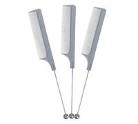 FOMIYES 3 Piezas Peine de Punta Fina para Peinar el Cabello Unidades Peine de Púa para Cardar y Separar el Cabello de Mujer