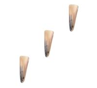 FOMIYES 3 Piezas Rascador de cuerno de buey amarillo placa raspadora de cuerno tablero para raspar el cuerpo herramienta guasha portátil masajeador de cuerpo importante tablero de raspado