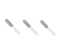 FOMIYES 3 Piezas Removedor De Limas De Pedicura Escofina De Pies Removedor De Callos De Doble Cara Raspador De Callos Para Depurador De Pies Raspar Acero Inoxidable Exfoliante