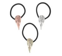 FOMIYES 3 Piezas Skull Hair Ties Nordic Viking Crow Head Elastic Bands Strong Hold For Women And Outdoor Parties Festivals