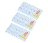 FOMIYES 30 piezas Decoración Dientes Cristal Blanco con Caja Joyería Brillante para DIY Accesorios Únicos para Embellecer Sonrisa