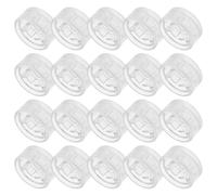 FOMIYES 30 Piezas Tapas de Pedal para Pedal de Efectos de Guitarra Protección de Interruptor de Botón de Guitarra de Plástico Accesorios de Instrumentos Musicales para Forrar