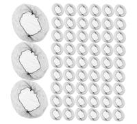 FOMIYES 300 Piezas Red para el pelo de disco redecilla invisible de moño para el cabello redecilla de malla elástica para el cabello accesorios para disfrazarse nylon Negro